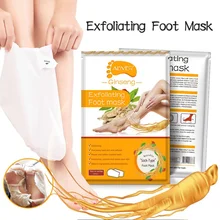 ALIVER увлажняющая маска для ног с женьшенем, против шелушения, для удаления омертвевшей кожи, против запаха, маска для ног, питательный уход за кожей