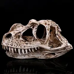 Цератозавр череп динозавра смолы ремесла Fossil обучение скелету модель Хэллоуин украшения дома офиса