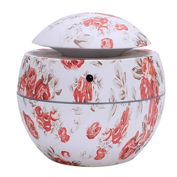 

Rose USB Aroma Humidifier Oil Diffuser Ultrasonic Cool Mist Humidifier Air Purifier 7 Color Change LED Night Light