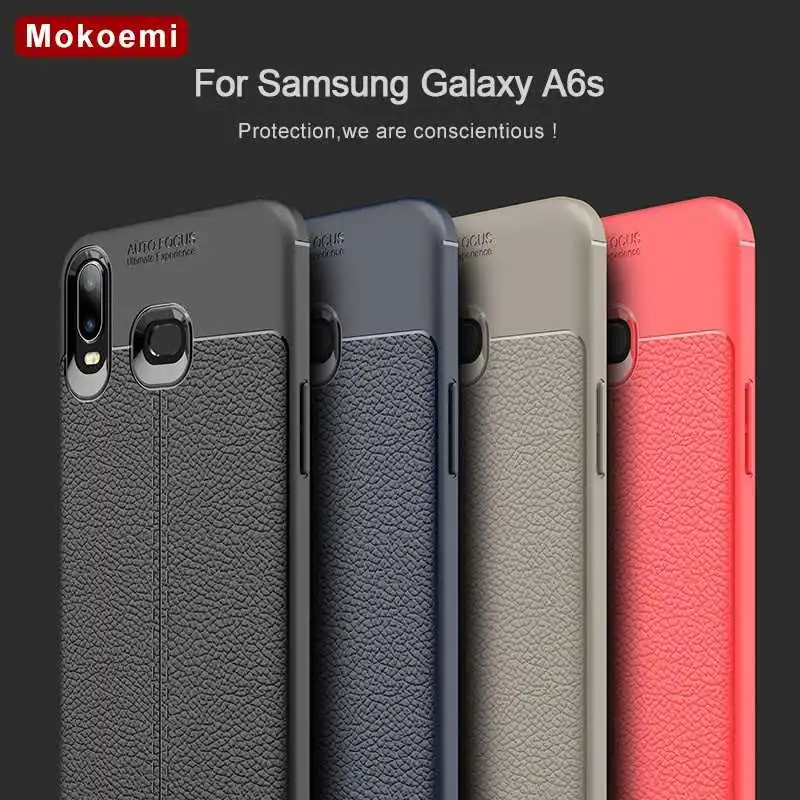 

Mokoemi Lichee Pattern Shock Proof Soft 6.0"For Samsung Galaxy A6S Case For Samsung Galaxy A6S Cell Phone Case Cover