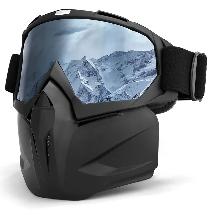 

INBIKE Ski Glasses Mask Snow Goggles Winter UV400 Snowboard Goggles Windproof Skiing Equipment Ski Mask Removable Skiing Eyewear