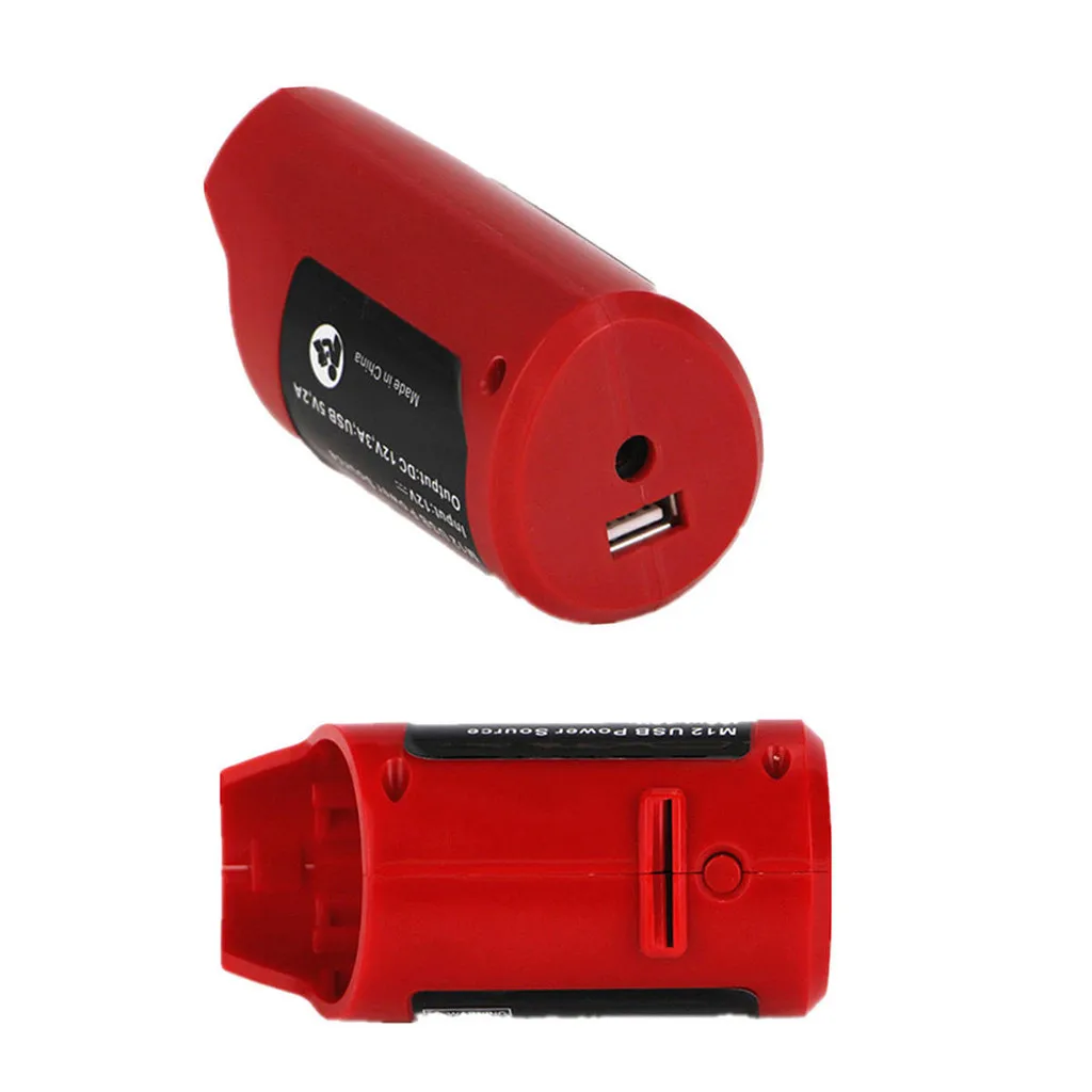 Высокое качество для 49-24-2310 48-59-1201 M12 батарея Usb зарядное устройство адаптер источник питания портативный для Iphone дропшиппинг