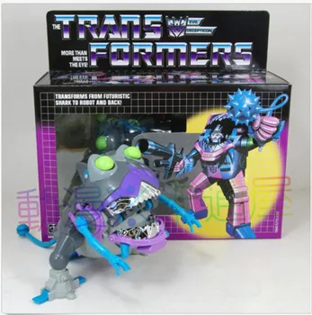 

Transformation G1 mad sentencing executor Shark fine boxed KO version PVC Action Model Kid Dolls Toys