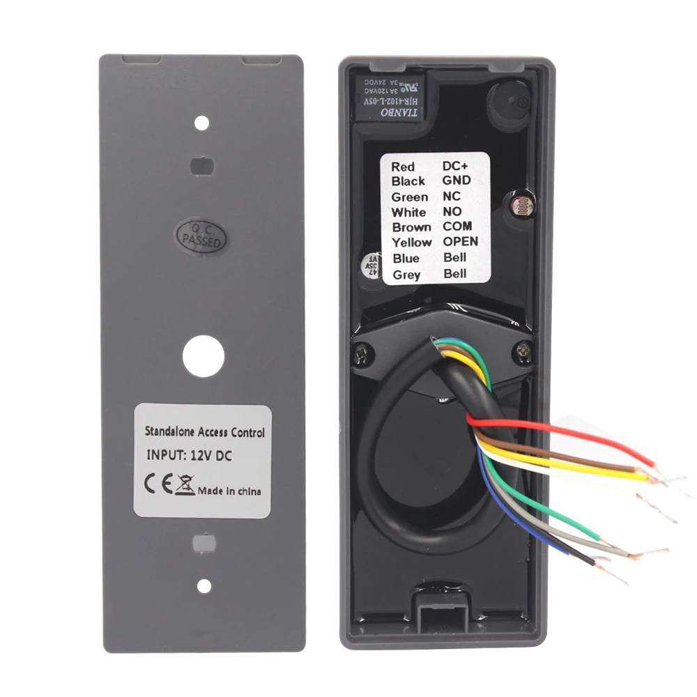 Access control keypad fingerprint access control keypad fingerprint door opener A9-S-EM 1000 User IP67 Waterproof Access Control Keypad Outdoor RFID Access Controller Door Opener System EM4100 125KHz Key Card