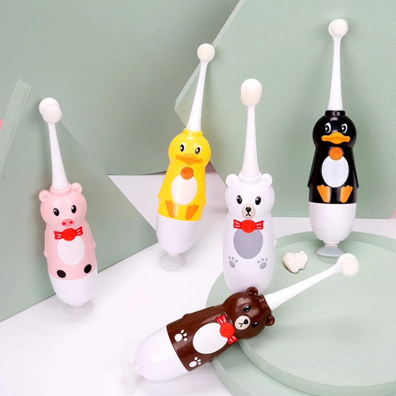 Children Electric Toothbrush Waterproof Sonic Vibrator Teeth Brush For Kids Cartoon Teeth Whitening Battery Powered Children Electric Toothbrush Waterproof Sonic Vibrator Teeth Brush For Kids Cartoon Teeth Whitening Battery Powered