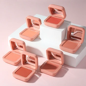 

Single Color Face Blusher Silky And Light Long Lasting Waterproof Brighten Skin Color Blusher Facial Makeup