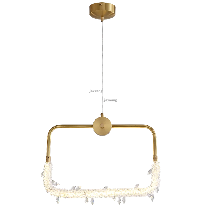 Постмодерн светодиодный кристалл подвесные светильники минималистский домашний декор Освещение, осветительный прибор Люстра для зала люстры для спальни