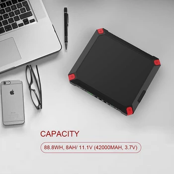 

UAPOW 88.8Wh Super Thin Light Portable Solar Generator Power Station Energy Storage Lithum Ion Battery for Outdoor CPAP machine