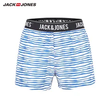 JackJones, мужские трусы-боксеры из хлопка с принтом, мужское нижнее белье, домашние штаны для мужчин, 219192536