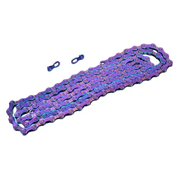 

SUMC Colorful Bicycle Chain 9 10 11 12 speed Rainbow Chain MTB Mountain Road Bike Chain X9 X10 X11 X12 For Shimano Sram Campagno