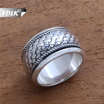 

FDLK Vintage Copper Jewelry Infinity Intertwined Cross Knot Ring Women Engagement Wedding Band Rings Size 5-12