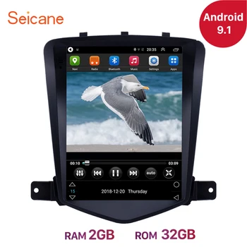 

Seicane 9.7 inch RAM 2GB Android 9.1 Car Head Unit Player GPS Radio Stereo 4G for 2008-2013 chevy Chevrolet Classic Cruze 4G Net