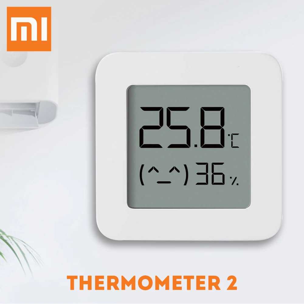 Xiaomi Mijia Bluetooth термометр 2 беспроводной умный электрический цифровой гигрометр работает с приложением Mijia