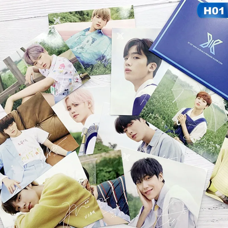 11Pcs/Set KPOP X1 Lomo Card ProduceX 101 X ONE Album Same Picture Self Made Paper Photo Cards Poster Photocard