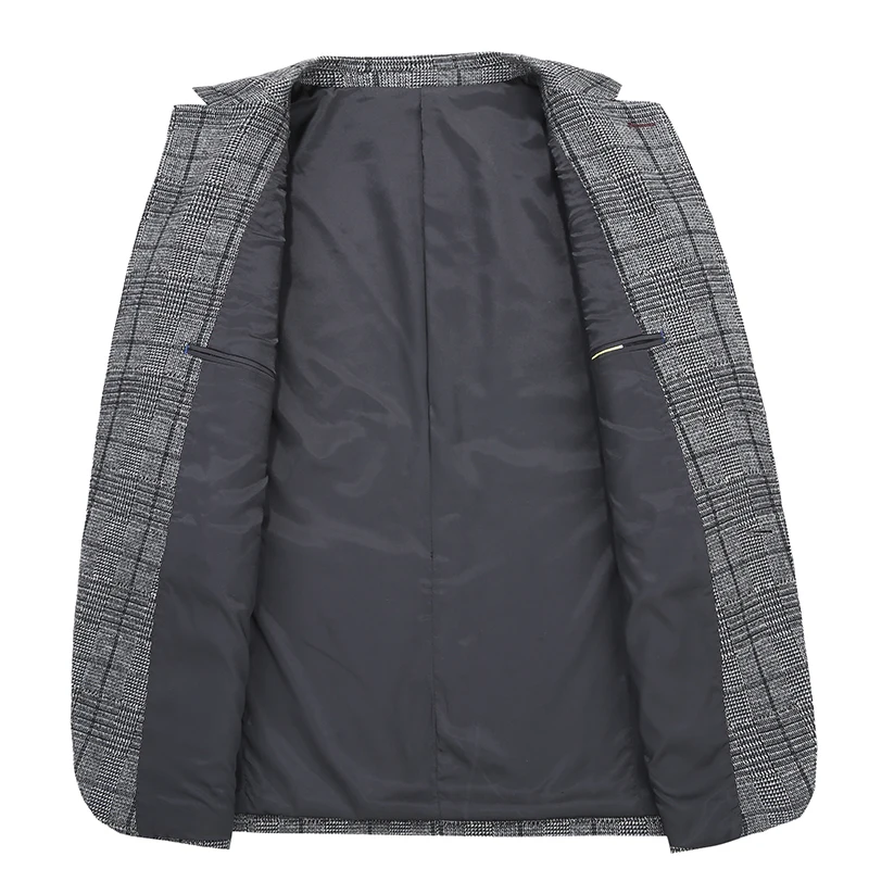 Большие размеры 10XL 8XL 6XL 5XL 4XL, новинка, мужской Клетчатый блейзер в клетку, деловой и деловой блейзер для досуга