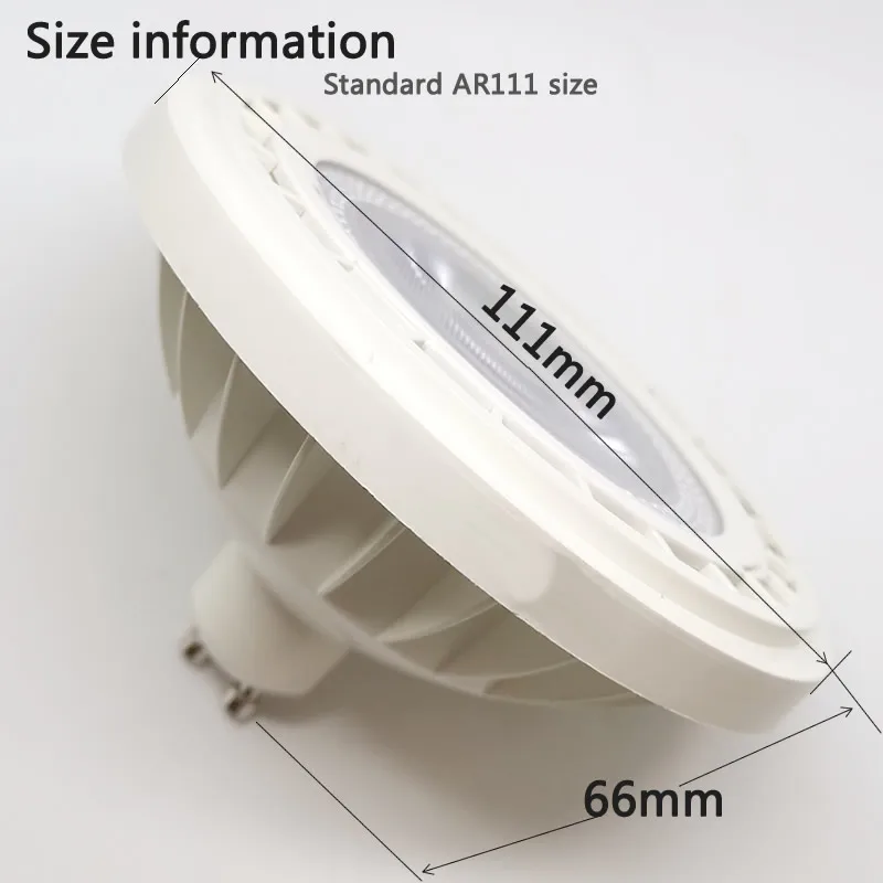 Led spotlight Multi colors AR111 spotlight 25W LED ES111 Light source Warm white Cold white Neutral lighting 220V new design G53 GU10