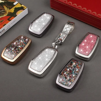 

3 Buttons Car Key Case Cover For Mercedes Benz 2017 2018 E Serials E300 E200 Maybach S320L S450 S350 fob key Holder Protector