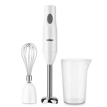 

4 In 1 Stainless Steel Manual Immersion Blender Vegetable Mixer Meat Grinder 500Ml Grinder Blender 800Ml Smoothie Cup