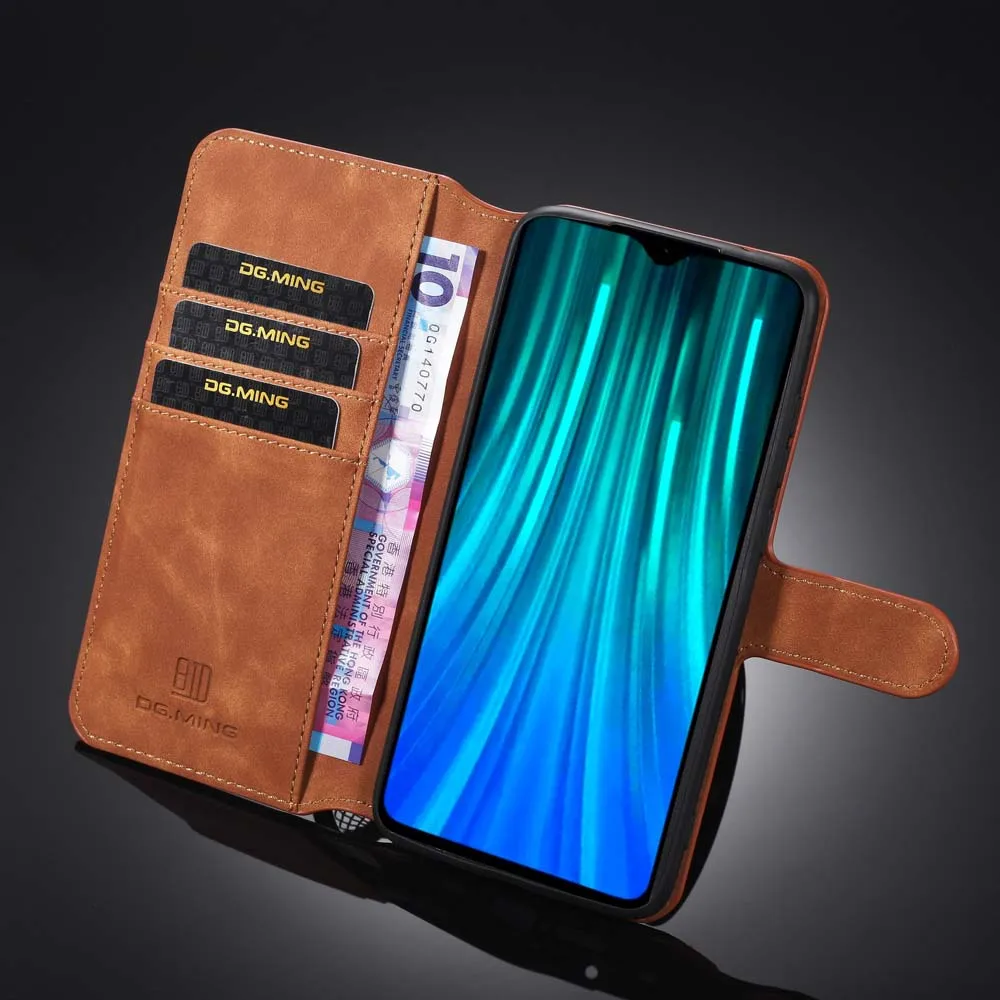 Для Xiaomi Redmi Note 8 Pro Чехол для телефона кожаный флип-чехол для Redmi Note 8 чехол Ретро Бизнес Caso с функцией подставки