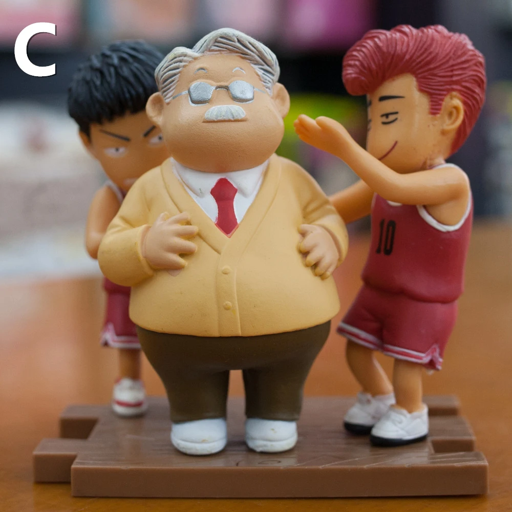 Anime Slam Dunk Action Figure Sakuragi Dasin Shohoku Model Japanese Basketball Cartoon Statues Display Dolls Toys for Adult Kids (3)