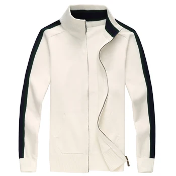 

men big pony zipper 100%cotton sweater autumn winter jersey Jumper hombre pull homme hiver men Knitted sweaters