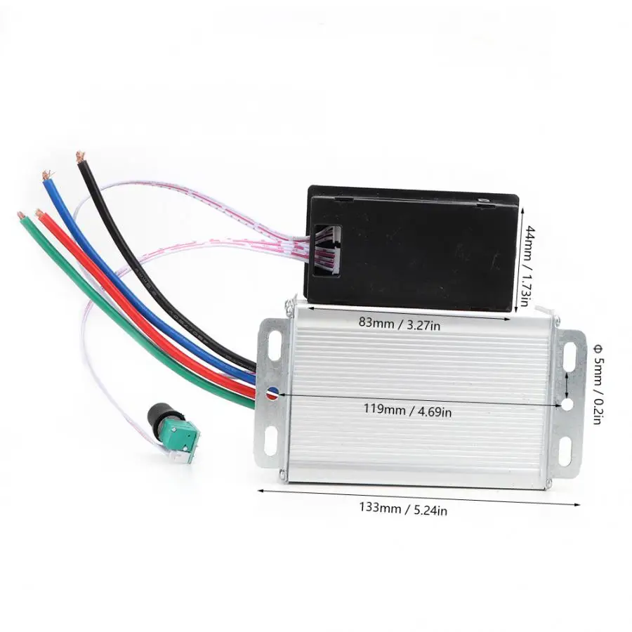DC12~ 60V 60A щетка цифровой двигатель дисплея регулятор оборотов регулятор регулятора