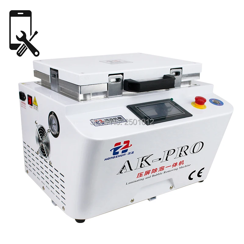 AK Pro LCD сенсорный экран внешняя стеклянная связывающая машина со встроенным