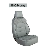 BOOST для Mitsubishi Motors Автомобильный Чехол 4WD L200 чехол для сидения автомобиля полный комплект 5 сидений левый руль вождения - Название цвета: 19-04 Gray