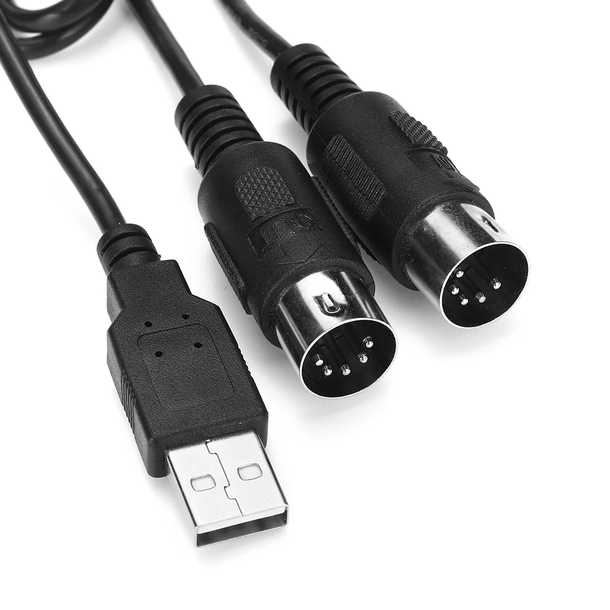 2 м midi-usb Кабель-адаптер высокоскоростной встроенный MIDI интерфейс конвертер для ПК и музыкальной клавиатуры шнур с индикаторным светом