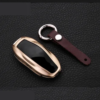 

Metal Case Shell Smart Key Shell Case Cover For Tesla Model S 2012-2019 Remote Protector