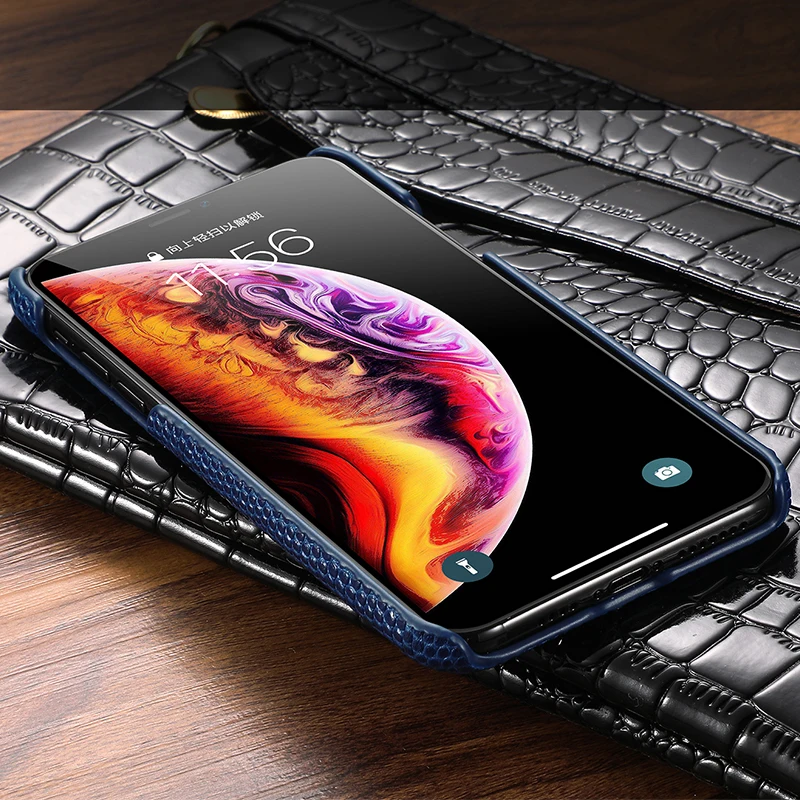 Чехол из натуральной кожи с узором ящерицы для Apple iPhone 11 Pro Max, роскошный тонкий жесткий чехол для телефона, чехол для iPhone 11/Pro/Max