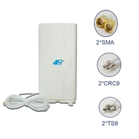 3g 4g Lte Antenna Mobile Antenna 700~2600mhz 88dbi SMA CRC9 TS9 Male Connector Booster Mimo Panel Antenna+2 Meters 1