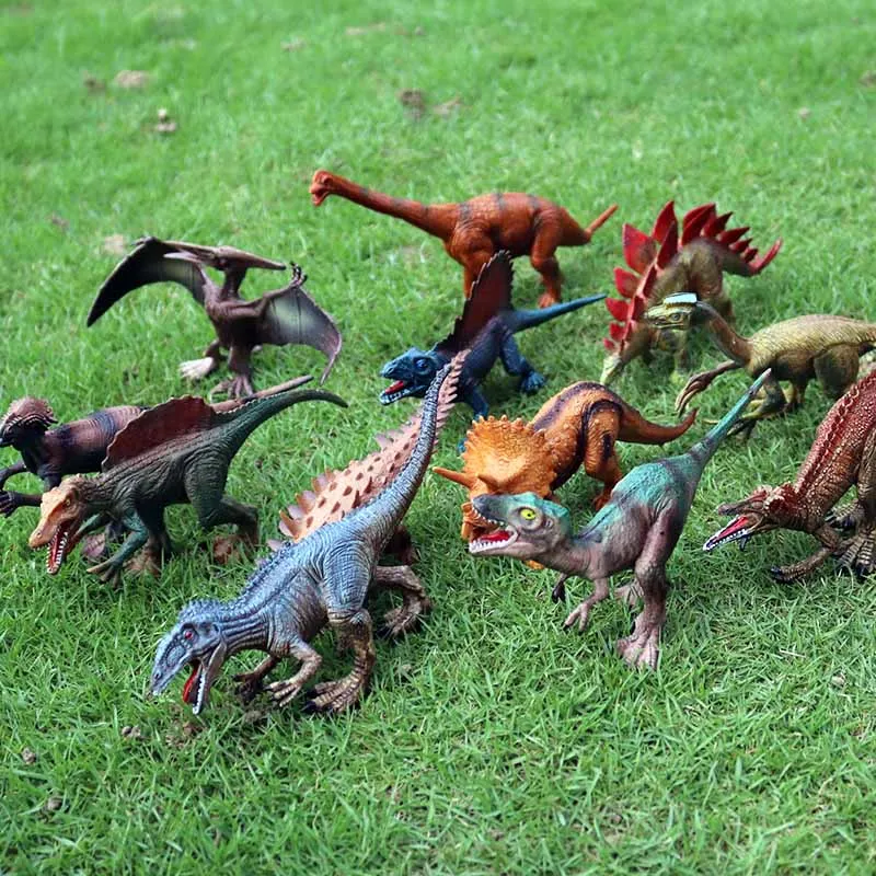 Oenux высокое качество ПВХ динозавр Юрского периода парк модель игрушки Юрского периода Т-Рекс спинозавр Трицератопс динозавры экшн детская игрушка-фигурка