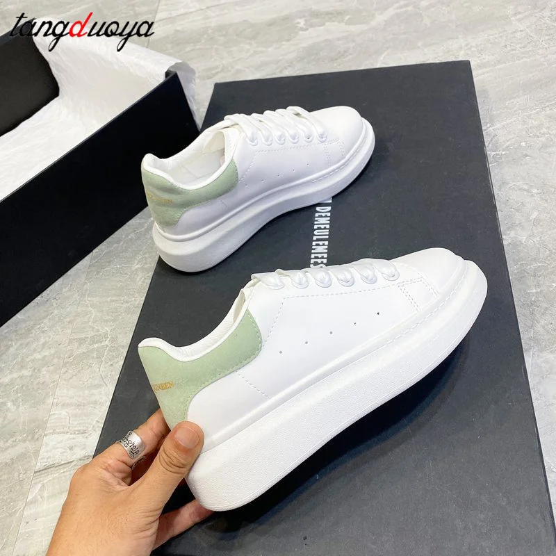 Women Sneakers Fashion Vulcanized Shoes Spring autumn Casual Platform Shoes  Female Soft Footwear Fashion Breathable White Shoes