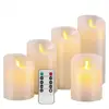 Flameless Wedding Decorative Candles Battery Operated Pillar Real Wax Wick Electric LED Candle Gift Sets with Remote Control ► Photo 1/5