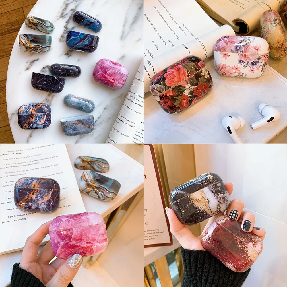 Мраморный чехол для AirPods Pro, чехол для AirPods, чехол для Airpod Pro, чехол для Apple Air Pods Pro, вкладыши, зарядная коробка, Funda Etui