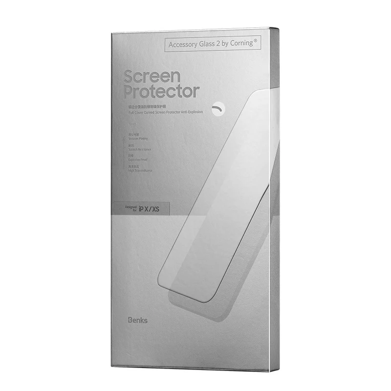 Benks защитное закаленное стекло с закругленными краями для iPhone 7 8 Plus 11 Pro Max X XS, Взрывозащищенная прозрачная пленка