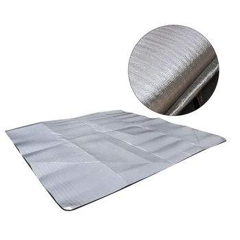 

Outdoor Dampproof Mat Picnic Mat Aluminum Film Portable Warm Campsite Pad