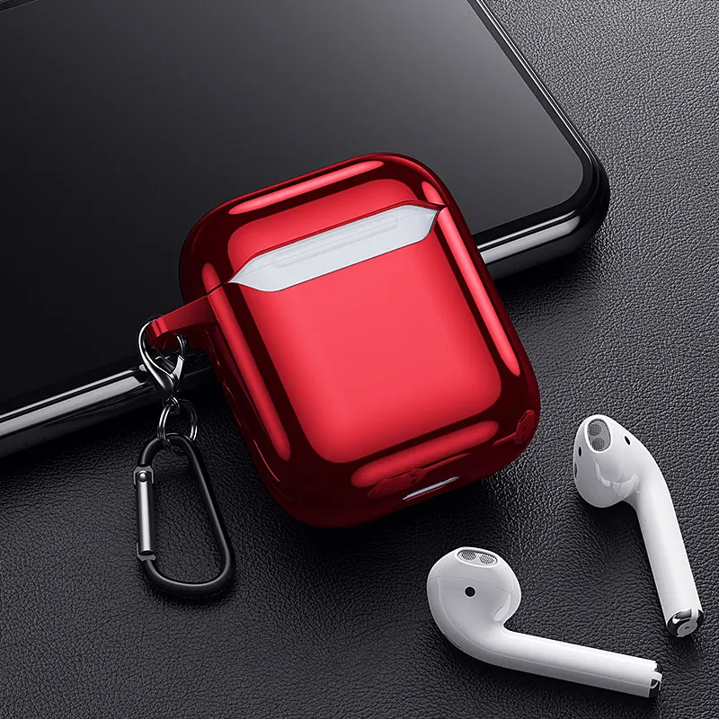 color as the picture Чехол для наушников Airpods 1 2 чехла для Apple Air Pods чехол Earpods коробка для наушников Защитный чехол для кожи чехол Аксессуары - Цвет: color as the picture
