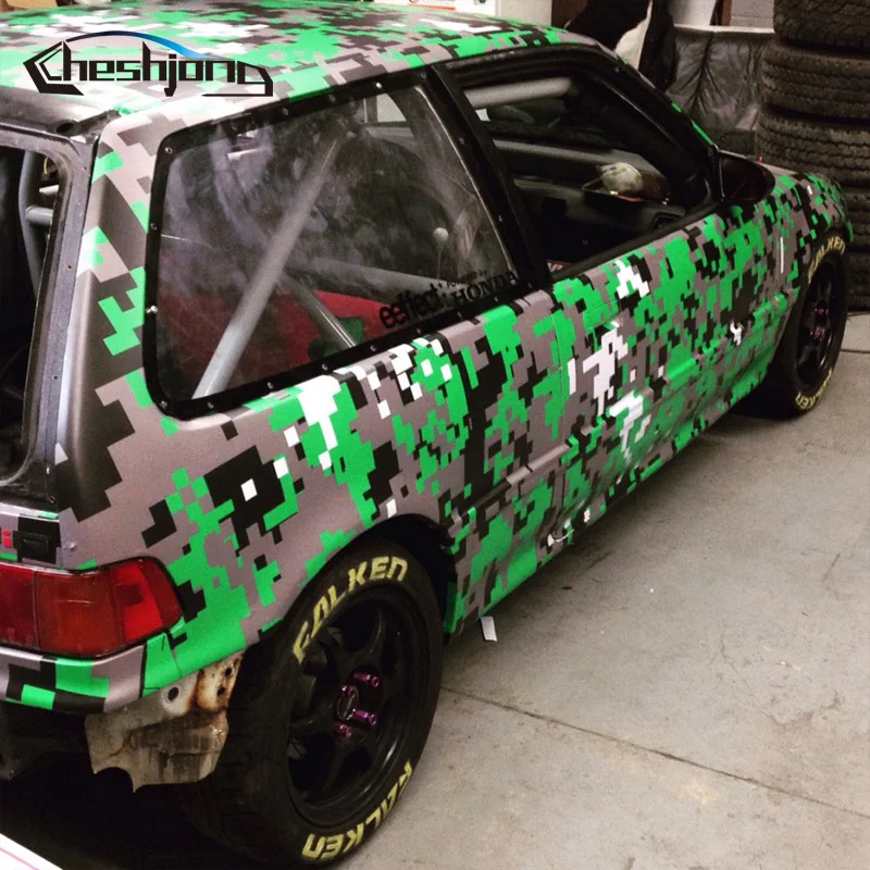 Green-Military-Camo-Large-Pixels-Camouflage-Vinyl-Car-Wrap-With-Air-Bubble-Free-for-Scooter-03