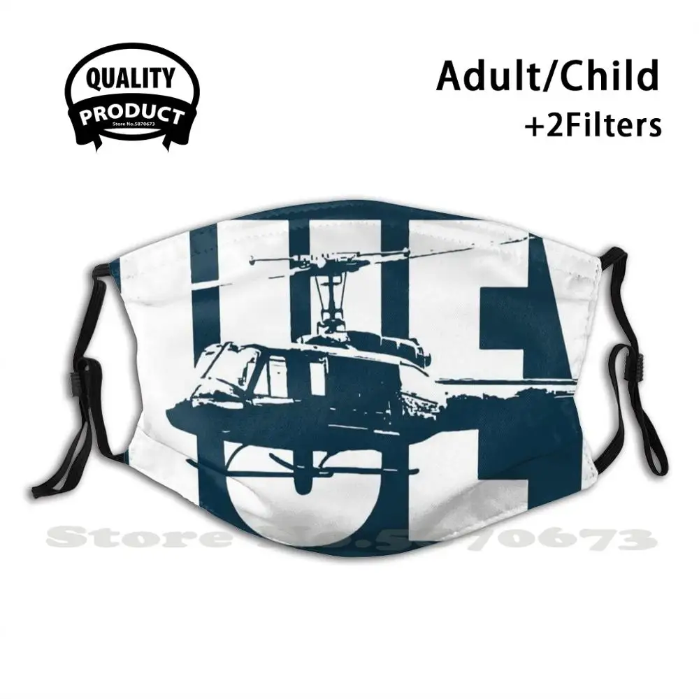 

Huey Helicopter Vietnam Veterans Vets Face Mask With Filter Huey Boondocks Cartoon Movie Riley Vietnam War Freeman Helicopter