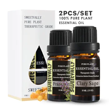 

New Clary Sage & Frankincense Essential Oil Purification Essential Oil Plant Aromatherapy Essential Oil For Aromatherapy Lamp