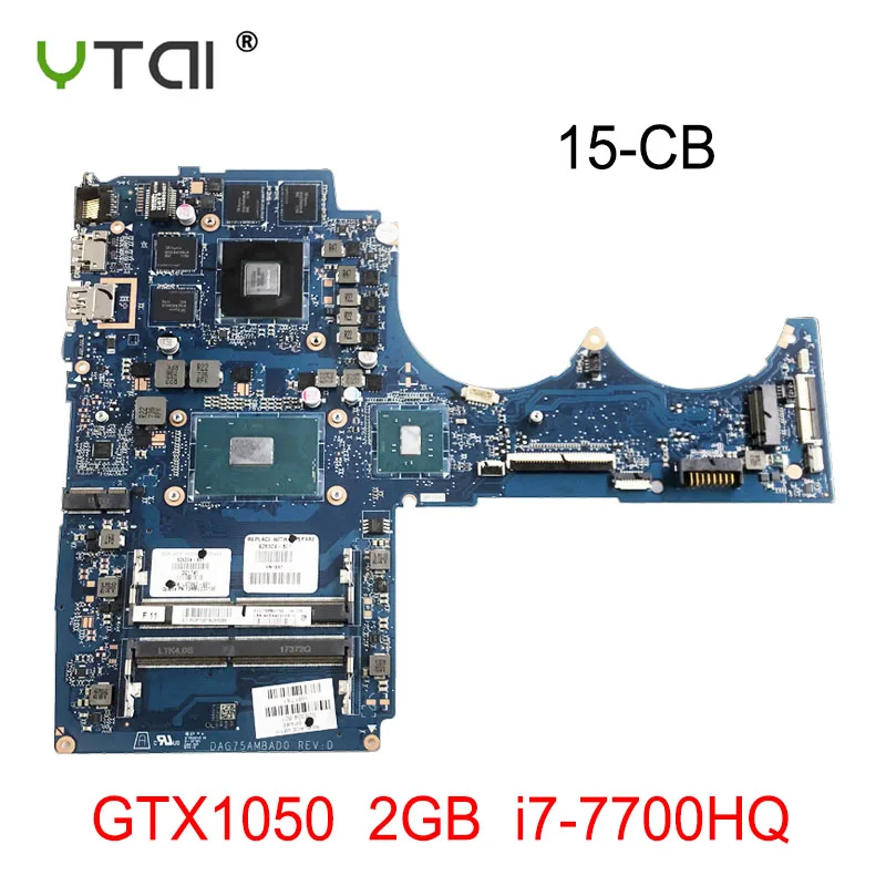 

DAG75AMBAD0 For HP PAVILION 15-CB041NR 15-CB TPN-Q194 laptop motherboard 926304-601 GTX1050 2GB i7-7700HQ 100% tested intact