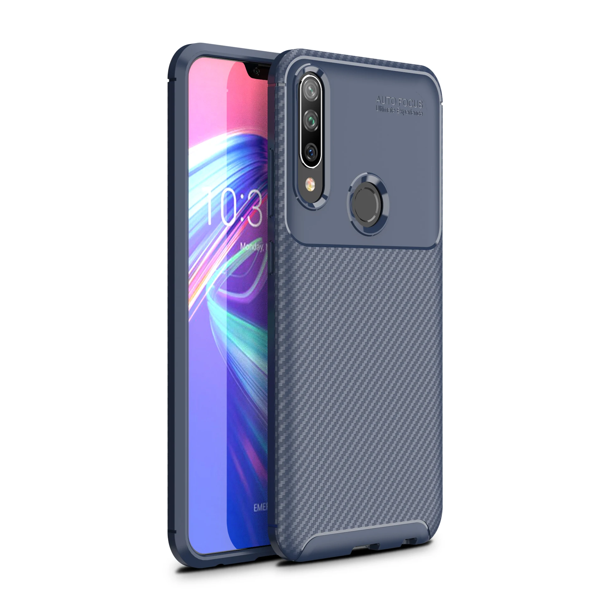 Чехол с полной защитой для Asus Zenfone Max Shot ZB634KL задняя крышка из матового углеродного