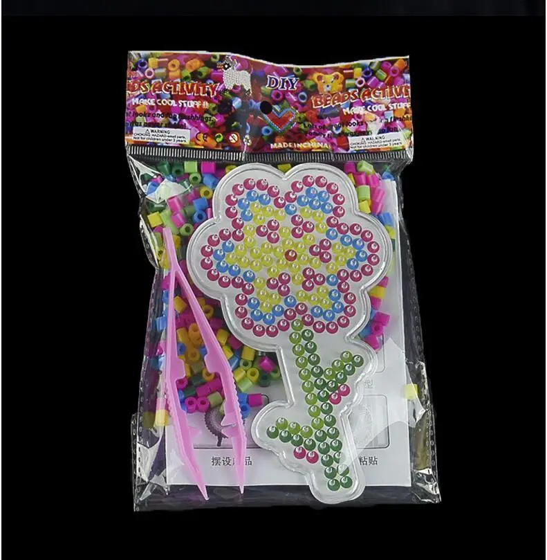 5 мм 500 шт Perler Beads kit, Хама бусины с шаблоны, аксессуары для детей ручная работа 3D Головоломка Развивающие игрушки