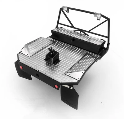 Rc автомобиль металлическое заднее ведро, пригодное для 1/10 масштаб, игрушка с дистанционным управлением 4WD TF2 Mojave Рок Гусеничный игрушки модель грузовика аксессуары для модернизации - Цвет: TYPE C