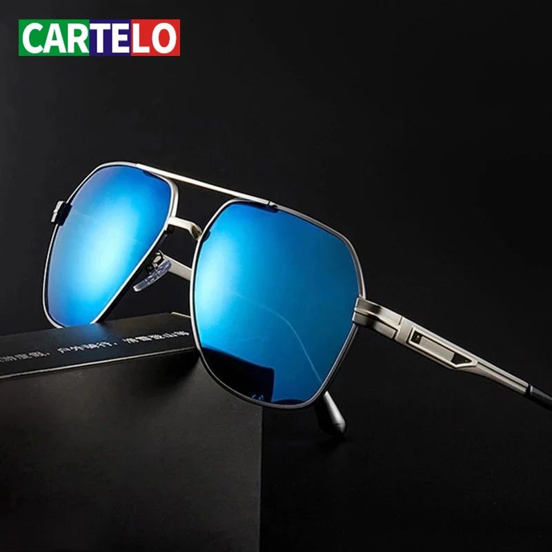 

CARTELO New Sunglasses Men Polarized Outdoor Casual Sunglasses Men's Glasses Driver Driving Toad Mirror Driving Special UV400