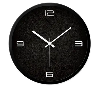 

Metal Living Room Wall Clock Fashion Creative Minimalist Digital Wall Clock Silent Modern Orologio Parete Home Decor ZB50WC