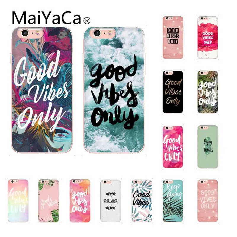 Мягкий прозрачный чехол Maiyaca для iPhone 8 7 6 6S Plus X XS MAX 5 5S SE XR 10 | Мобильные телефоны и