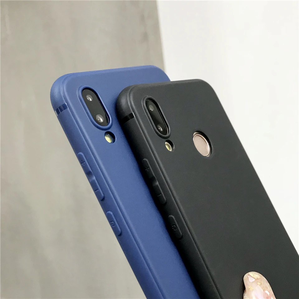Matte Case For Huawei P20 Lite P10 P9 2017 Mate 20 10 9 Nova 3 2 Cover TPU Caso On for Honor 8X 7X 6X 5X 6A 8 Y6 Prime 2018 |